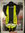 AANBIEDING basis model Futurbike FB 0011 fluo geel, zwart, wit  kindermaat M